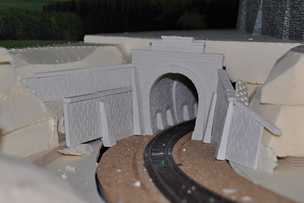 Stellproble Tunnelportal