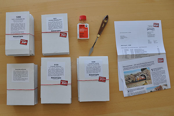 Der Inhalt sauber verpackt...