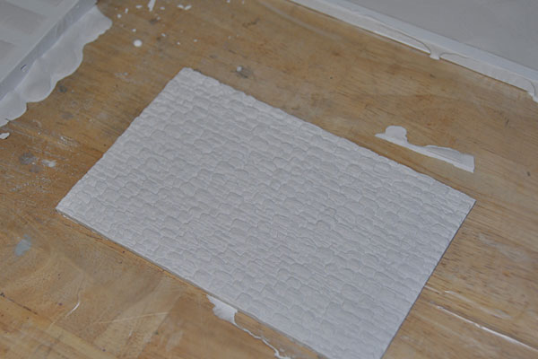 1. Abguss einer Mauerplatte